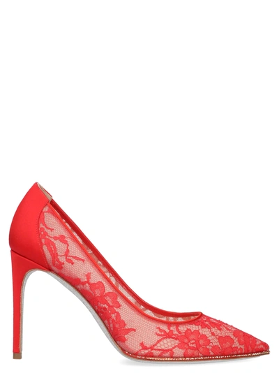 Shop René Caovilla 'grace' Shoes In Red