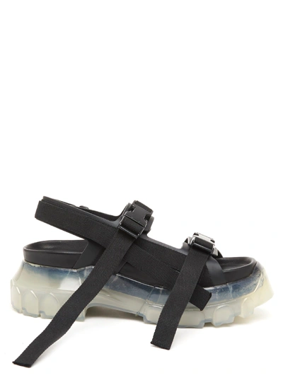 Shop Rick Owens Tractor Shoes In Black