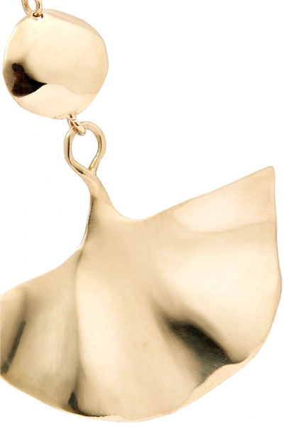 Shop Ariana Boussard-reifel Kabuki Gold-tone Earrings