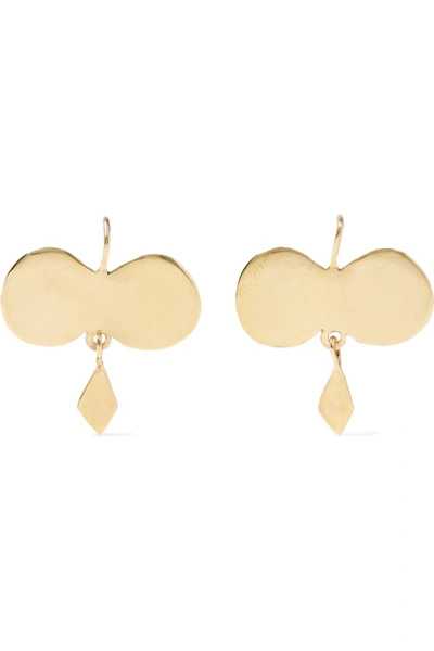 Shop Ariana Boussard-reifel Mazcala Gold-tone Earrings