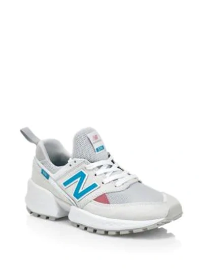 Shop New Balance 574 Suede & Mesh Sneakers In Arctic Fox
