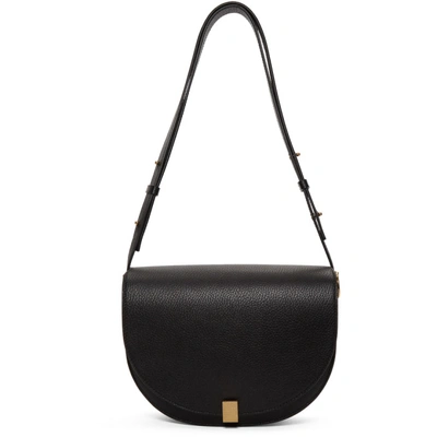 Shop Victoria Beckham Black Half Moon Box Bag