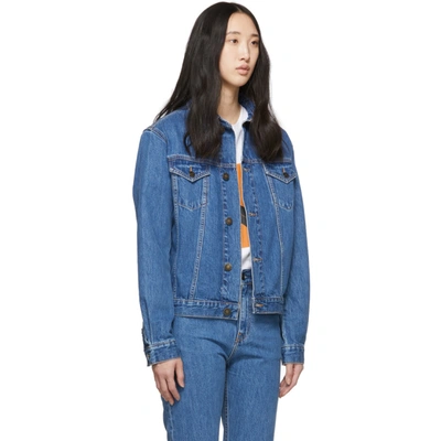 Shop Calvin Klein Jeans Est.1978 Blue Denim Trucker Jacket