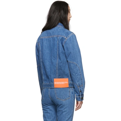 Shop Calvin Klein Jeans Est.1978 Blue Denim Trucker Jacket