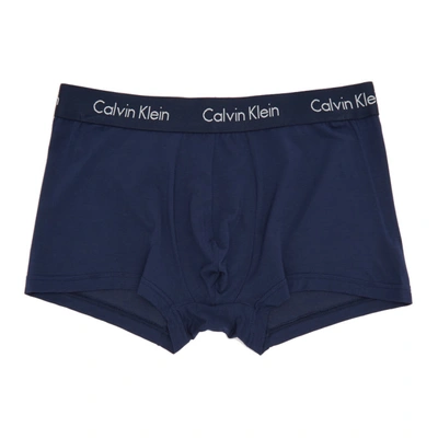 Shop Calvin Klein Underwear Navy Body Boxer Briefs