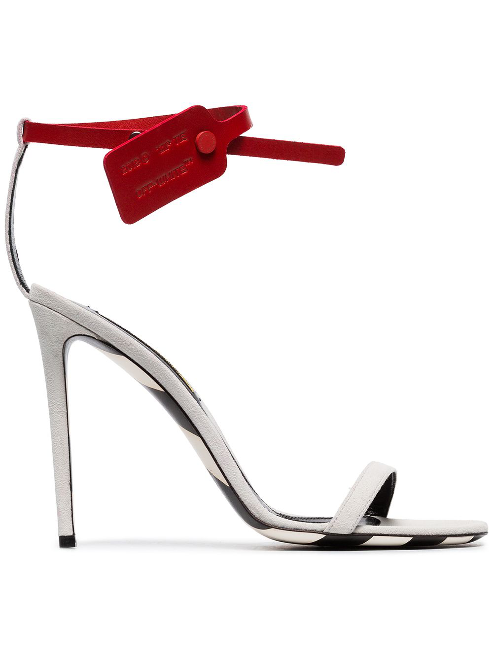 off white tag heels