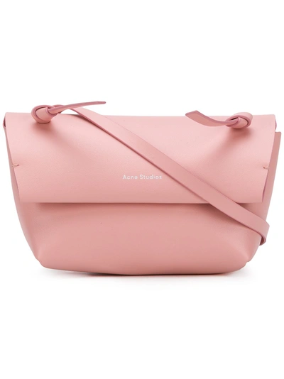 Shop Acne Studios Flap Shoulder Bag - Pink