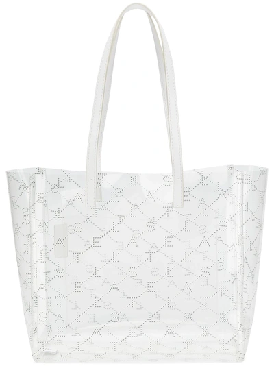 Shop Stella Mccartney Monogram Tote Bag - White