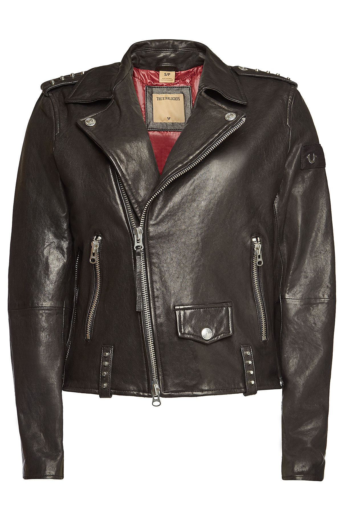 true religion leather jacket