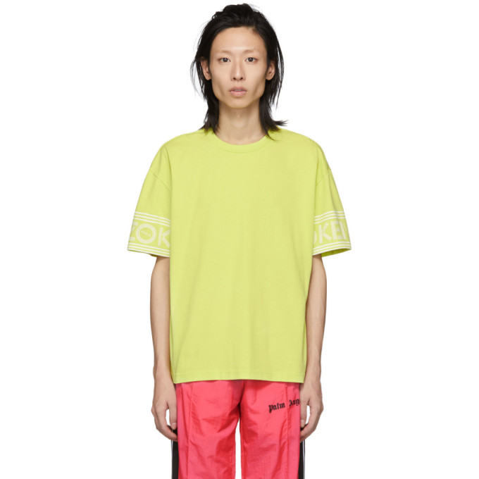 Kenzo Paris Logo T Shirt In 39 Lemon Modesens