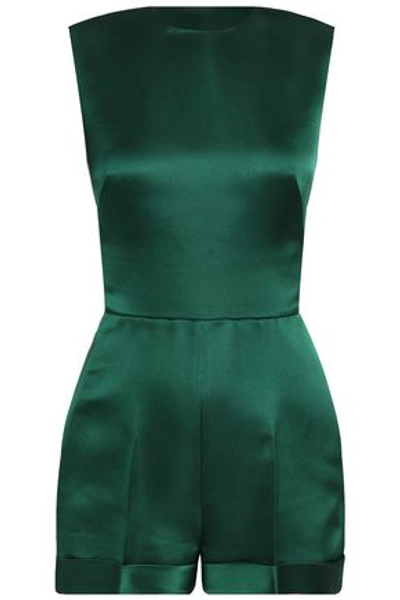 Shop Valentino Playsuits In Forest Green
