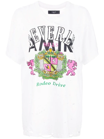 Shop Amiri Rodeo Drive T-shirt - White