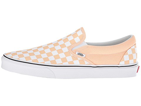 bleached apricot checkerboard vans