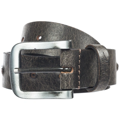 Shop Armani Jeans Men's Genuine Leather Belt In Brown