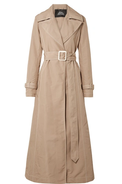 Shop Marc Jacobs Shell Trench Coat In Mushroom