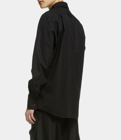 Shop Vivienne Westwood Two Button Krall Shirt Black
