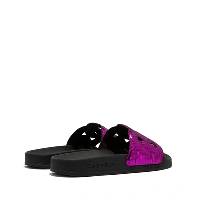 Shop Casadei Pool In Black And Penelope