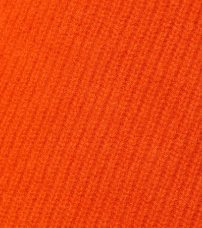 Shop Isabel Marant Sigrid Cashmere Sweater Dress In Orange