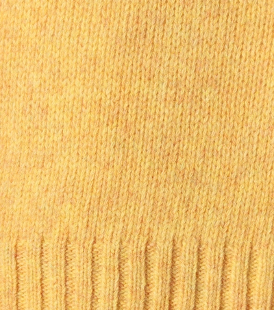 Shop Acne Studios Samara Wool Sweater In Yellow