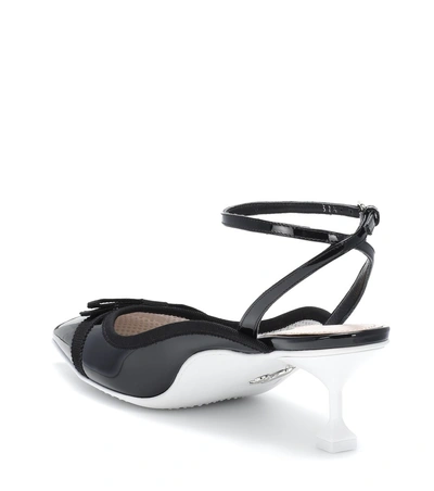 Shop Miu Miu Patent Leather Pumps In Black