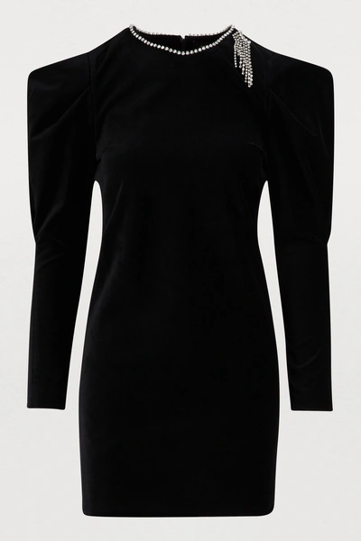Shop Isabel Marant Ziane Cotton Dress In Black