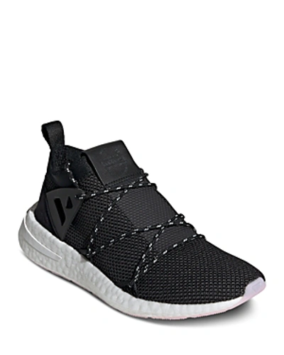 Shop Adidas Originals Women's Arkyn Knit Lace Up Sneakers In Black Multi