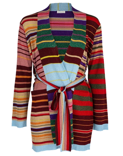 Shop Etro Striped Rainbow Serpent Sweater In Multi