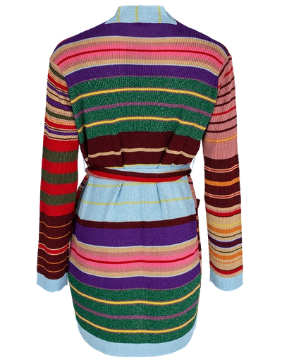Shop Etro Striped Rainbow Serpent Sweater In Multi
