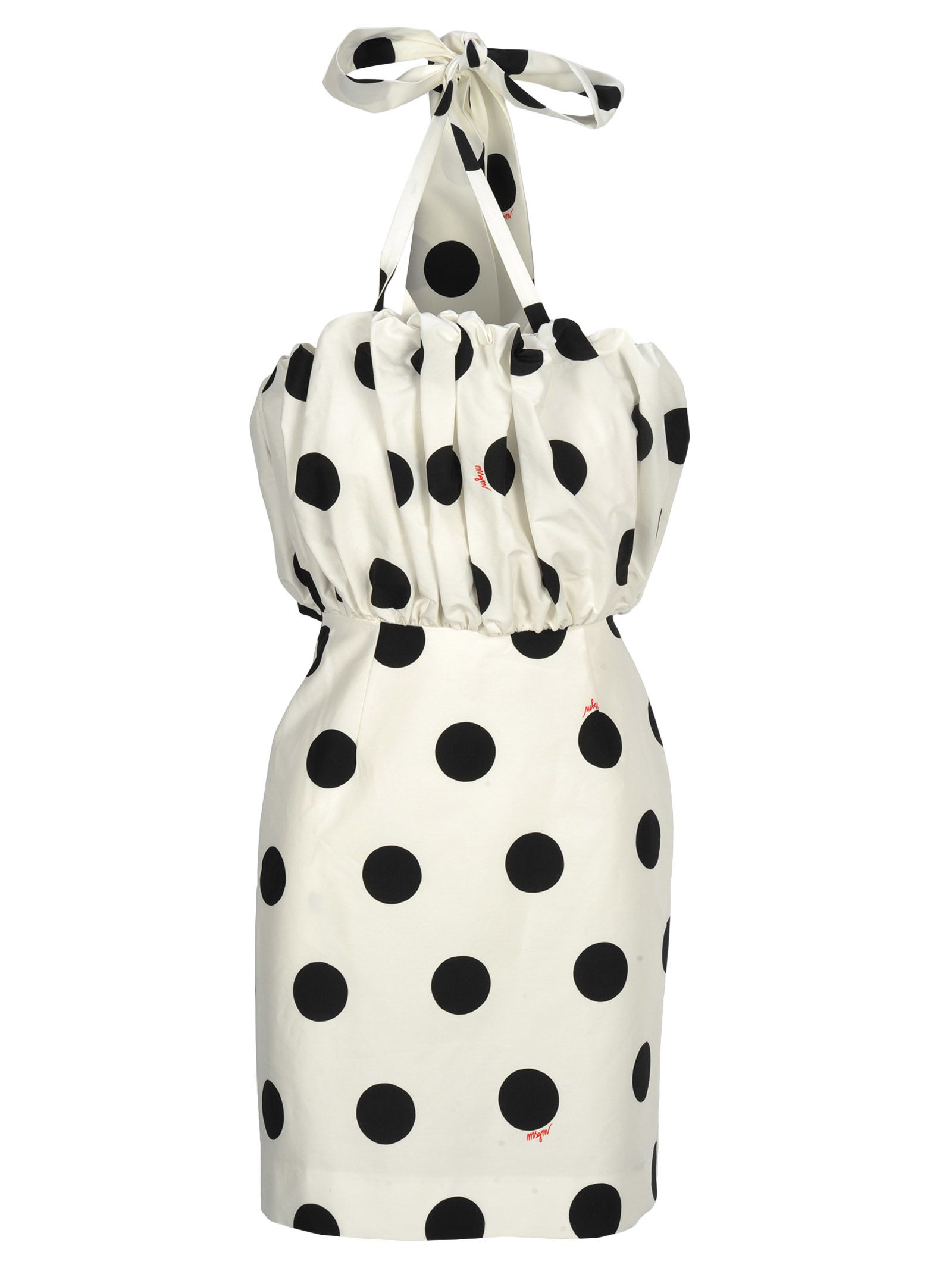 msgm polka dot dress