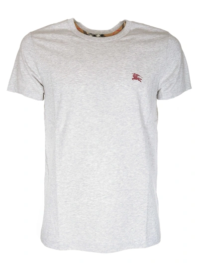 Shop Burberry Embroidered T-shirt