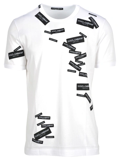 Shop Dolce & Gabbana Tshirt Taiping In White