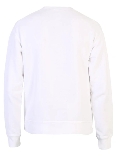 Shop Dsquared2 Printed Sweatshirt In White