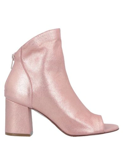 Shop Anna F Ankle Boots In Pink