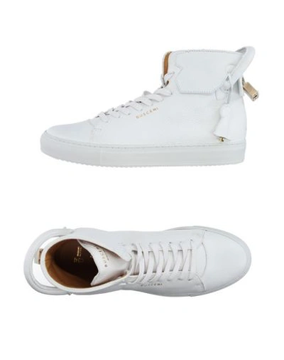 Shop Buscemi Sneakers In White
