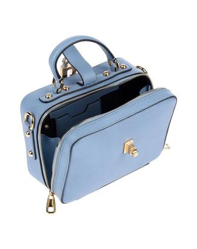 Shop Dolce & Gabbana Handbags In Pastel Blue