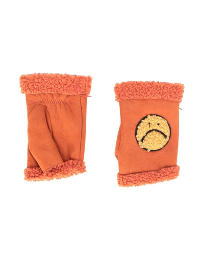 Shop Agnelle Gloves In Orange
