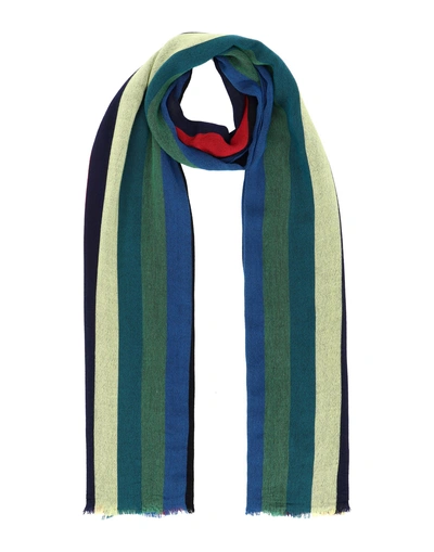 Shop Ps By Paul Smith Scarves In Dark Blue