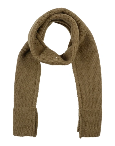 Shop Maison Margiela Scarves In Military Green