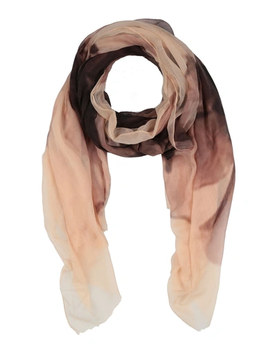 Shop Brunello Cucinelli Scarves In Dove Grey