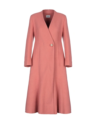Shop Jovonna Coats In Pastel Pink