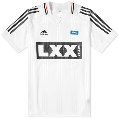 Shop Adidas Consortium Football 70a Jersey In White