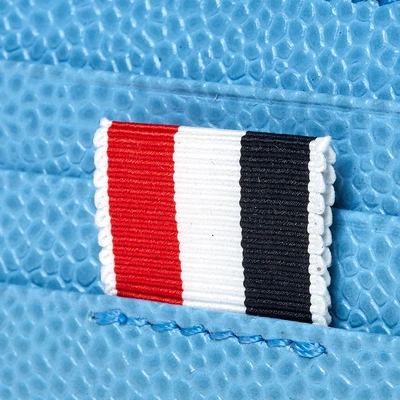 Shop Thom Browne Diagonal Stripe Card Holder In Blue
