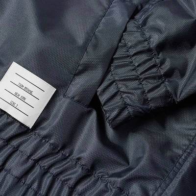 Shop Thom Browne Oversized Bomber Jacket In Blue