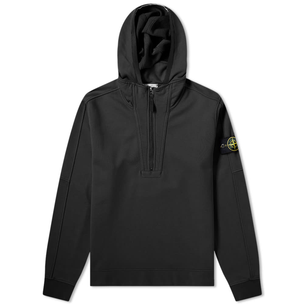 stone island garment dyed loopback sweatshirt