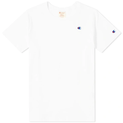 Shop Champion Reverse Weave Women's Classic Tee In White