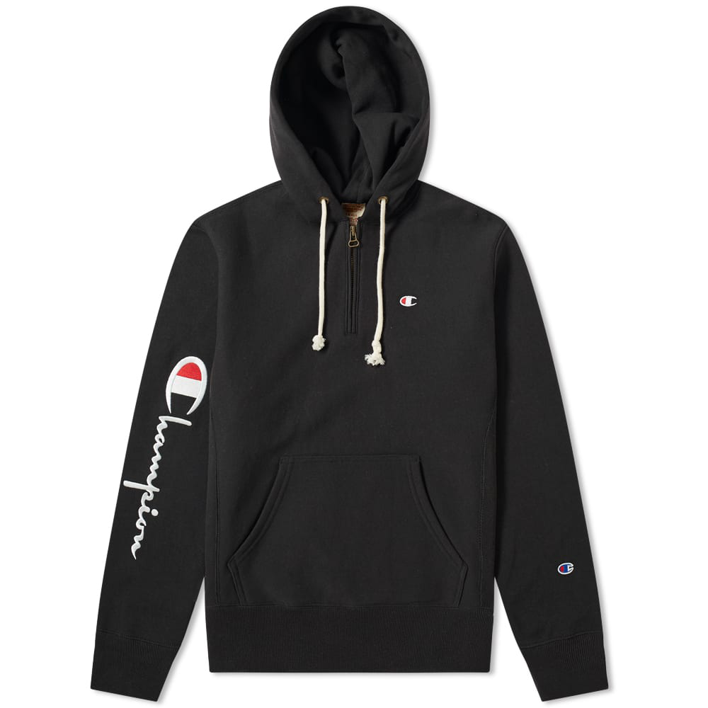 champion reverse weave half zip