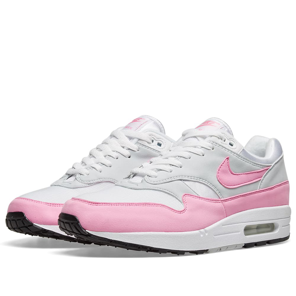 pink and white air max 1