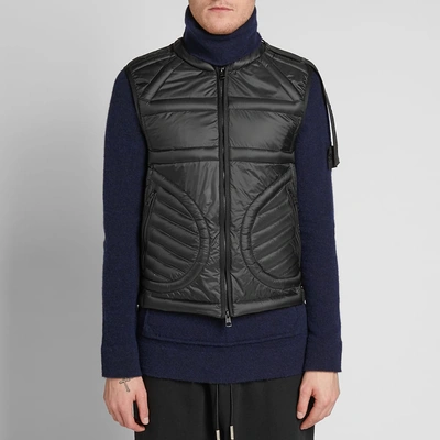 Shop Moncler Genius - 5 - Moncler Craig Green Keops Nylon Light Down Vest In Black