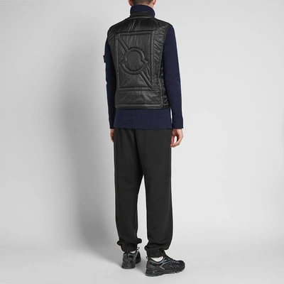 Shop Moncler Genius - 5 - Moncler Craig Green Keops Nylon Light Down Vest In Black