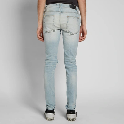 Shop Amiri Broken Jean In Blue